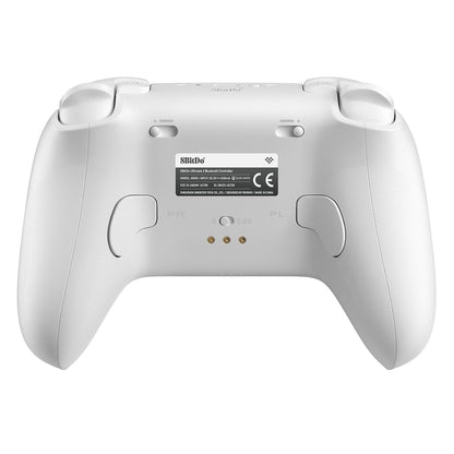 8BitDo Ultimate 2 Bluetooth Controller, Hall Effect Triggers with Charging Dock - White