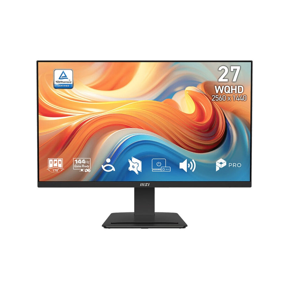 MSI PRO MP273Q E14 27" 1440p HDR 144 Hz Monitor HDMI, DisplayPort, Black
