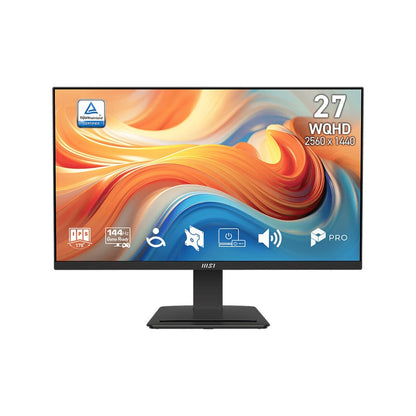 MSI PRO MP273Q E14 27" 1440p HDR 144 Hz Monitor HDMI, DisplayPort, Black