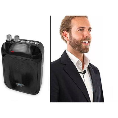 Technical Pro WASP200L Rechargeable Portable Speaker with Lavalier Microphone