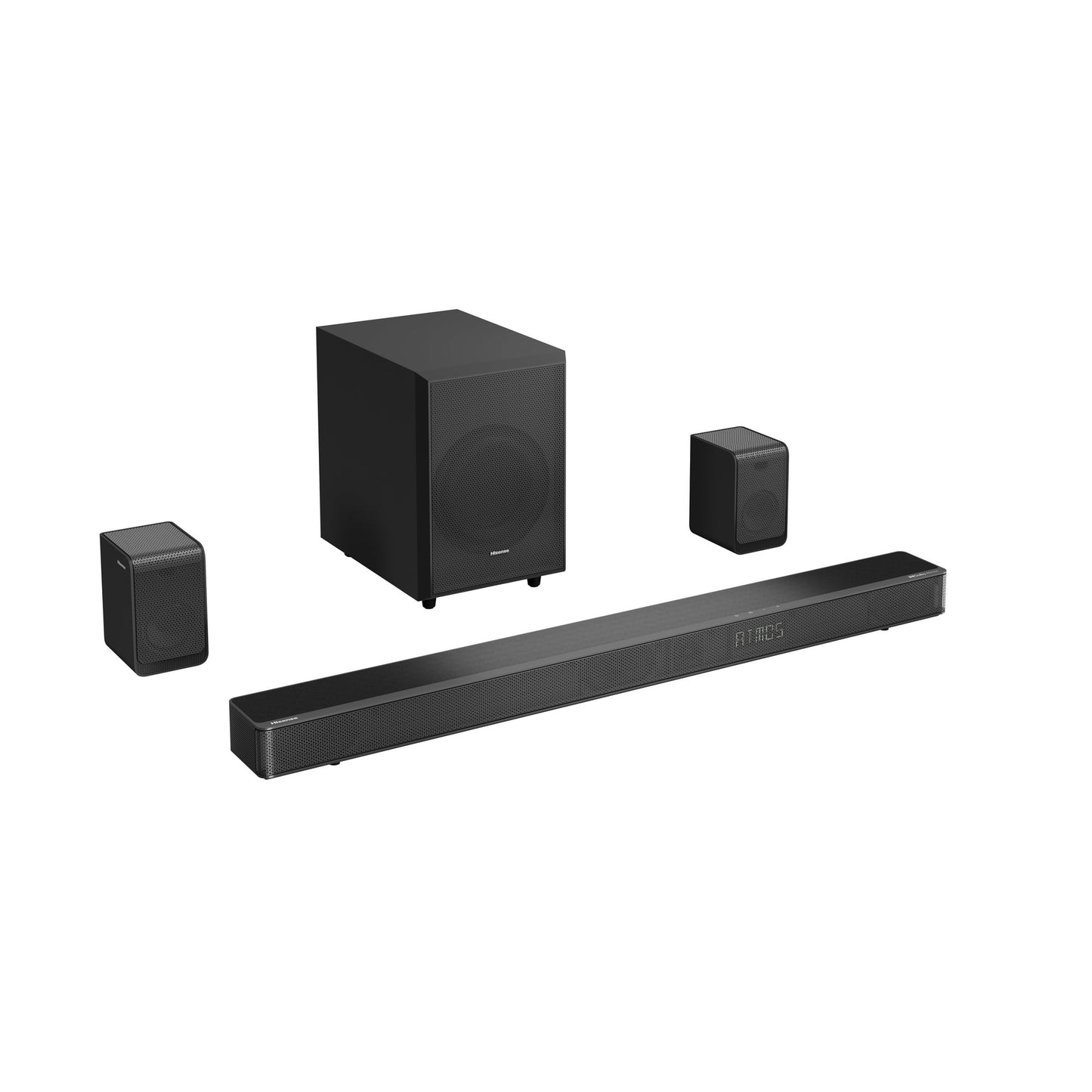Hisense AX Series 5.1.2 Ch 420W Soundbar w/ Subwoofer, Rear Speakers Dolby Atmos AX5120G