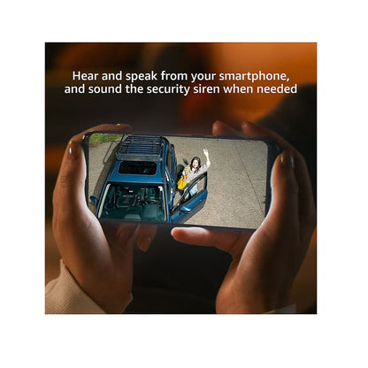 Blink Wired Floodlight Camera Smart security camera, 2600 lumens, HD live view, enhanced motion detection, built-in siren, Works with Alexa, 1 camera (White)