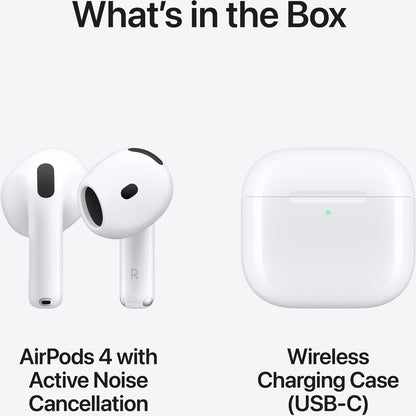Apple AirPods Wireless Noise-Canceling w/ Charging Case 4th Gen MXP93LL/A