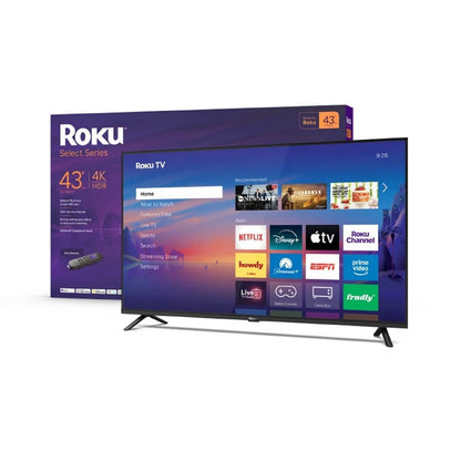 Roku 43" Class Select Series 4K LED Smart RokuTV (2026) 43R4E5