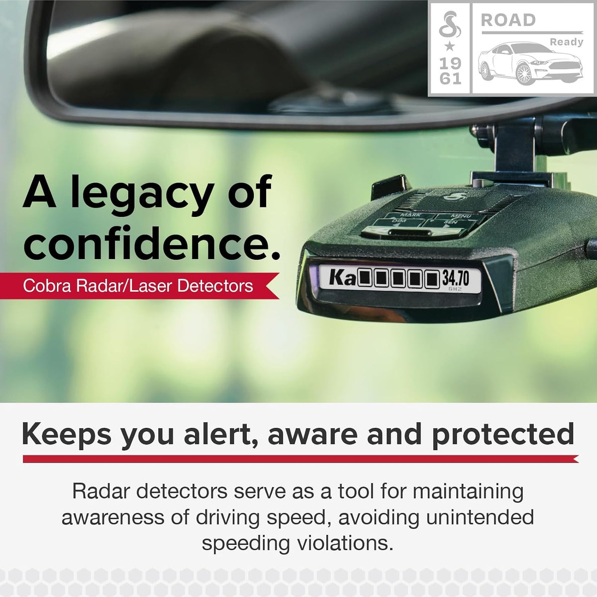 Cobra RAD 490i Laser Radar Detector with Long Range Detection 0180020-1