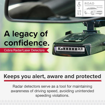 Cobra RAD 490i Laser Radar Detector with Long Range Detection 0180020-1