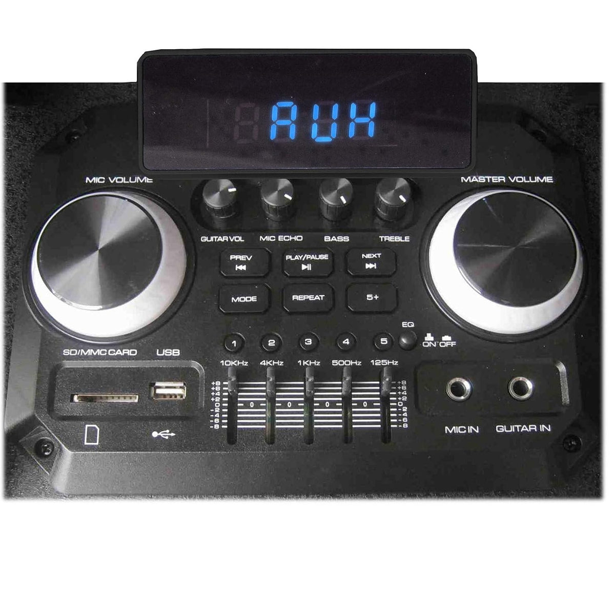 Technical Pro Dual 10" 3000w Powered Bluetooth Speaker w/USB/SD/LED+Wireless Mic BS10TOWER