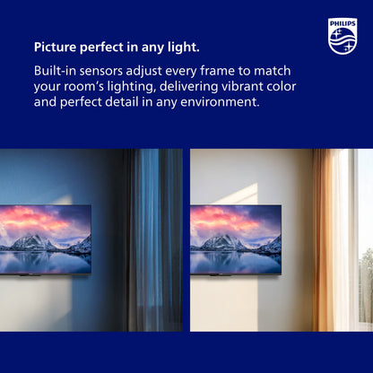 Philips 50" Class 144Hz QLED+ 4K UltraHD (2160p) Google + Gaming Smart TV 50PUG7675/F7