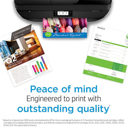 HP 61 Tri-Color High Yield Ink Cartridge, Prints Up to 300 Pages CH564WN#140
