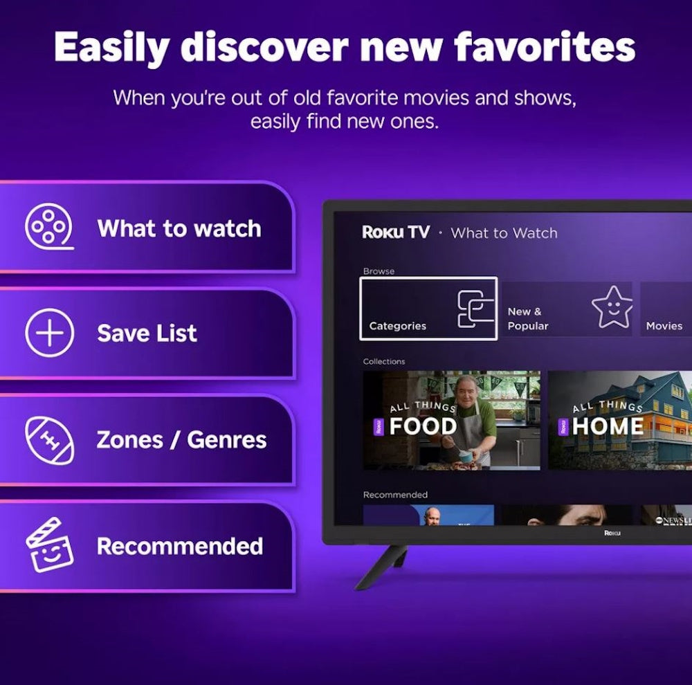 Roku 65" Select Series 4K HDR Smart Roku TV with Roku TV Remote: LED, Wi-Fi, HDMI 65R4C4
