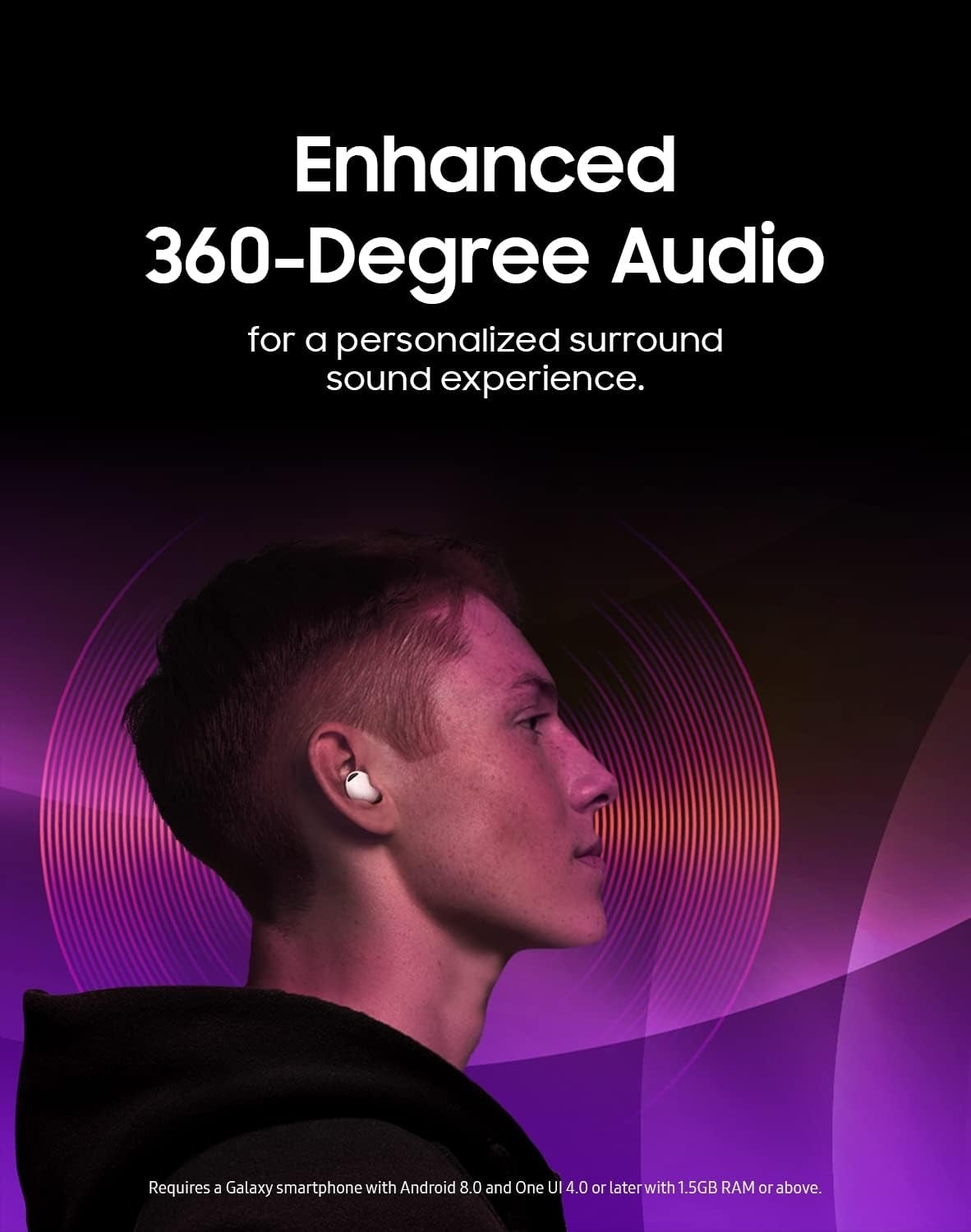 Samsung Galaxy Buds2 Pro True Wireless Earbud Headphones Graphite SM-R510NZASXAR