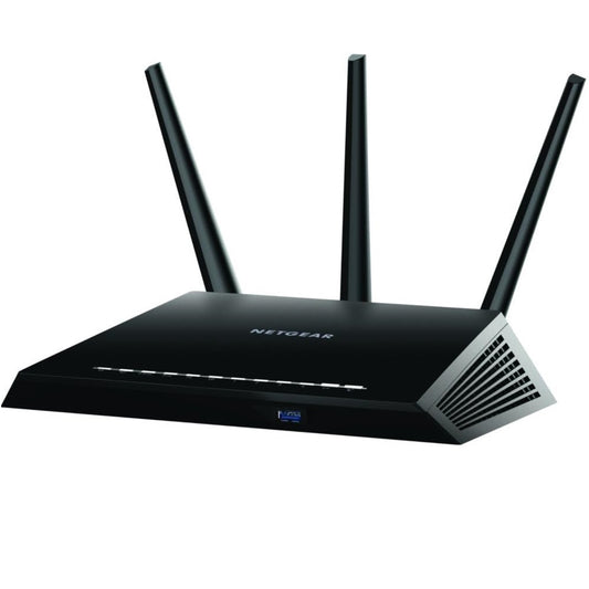 NETGEAR - Nighthawk R7000 AC1900 WiFi Router - Black R7000-100NAS