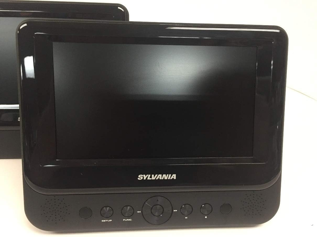 Sylvania SDVD8739-B 7" Dual-Screen Portable DVD Player