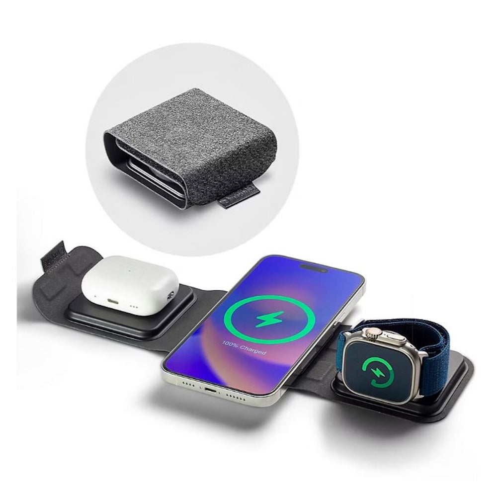 Mophie 3 in 1 Travel Charger with MagSafe WRLS-TRIFOLD