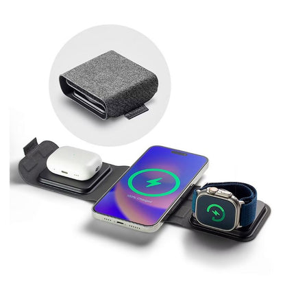 Mophie 3 in 1 Travel Charger with MagSafe WRLS-TRIFOLD