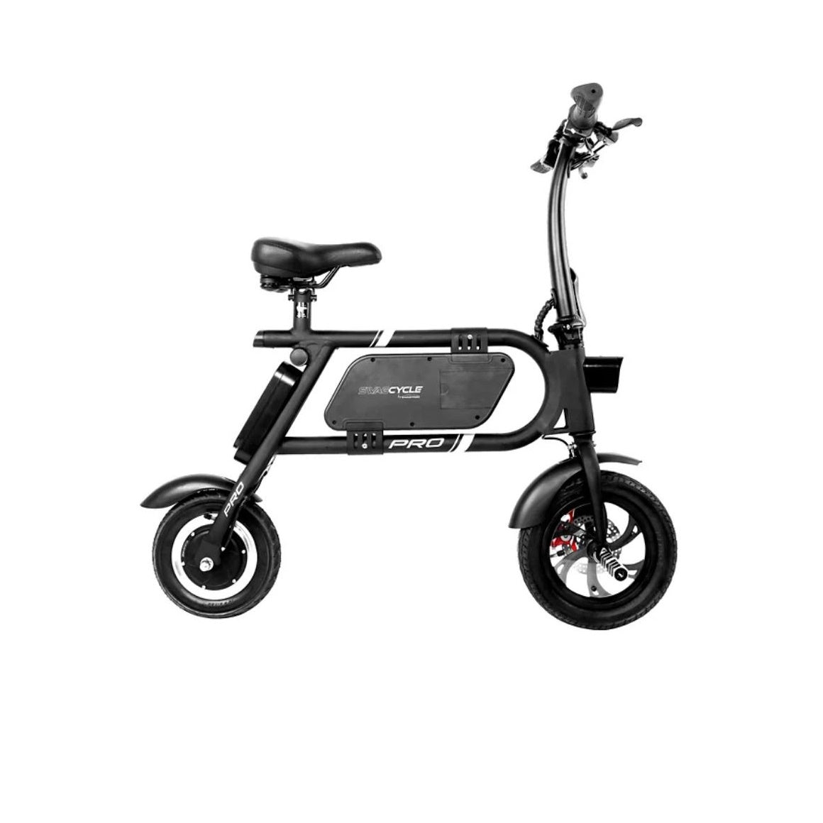 Swagtron SwagCycle SC-1 250W Electric Bike Black with Collapsible Frame and Handlebar Display 30512-2