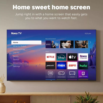 Roku 65" Select Series 4K HDR Smart Roku TV with Roku TV Remote: LED, Wi-Fi, HDMI 65R4C4