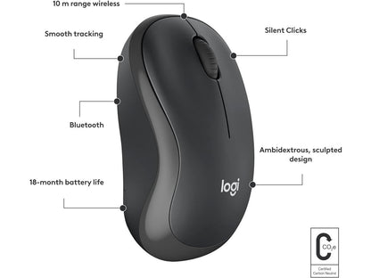 Logitech M240 Silent Bluetooth Mouse Black 910-007274