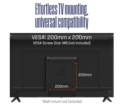 Westinghouse 40" Smart FHD ROKU TV, Wi-Fi, Bluetooth, Flat Screen, Works with Apple AirPlay WR40FE2520