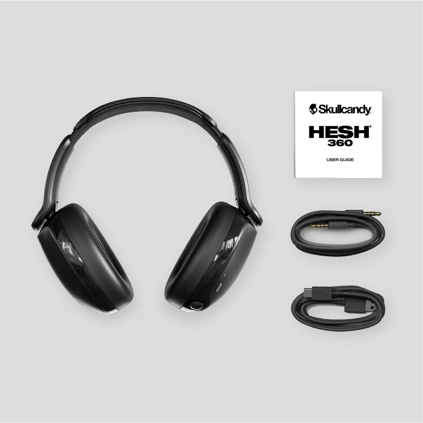 Skullcandy Hesh 360 Wireless Noise-Canceling Over-Ear Headphones Black S6HOWT740