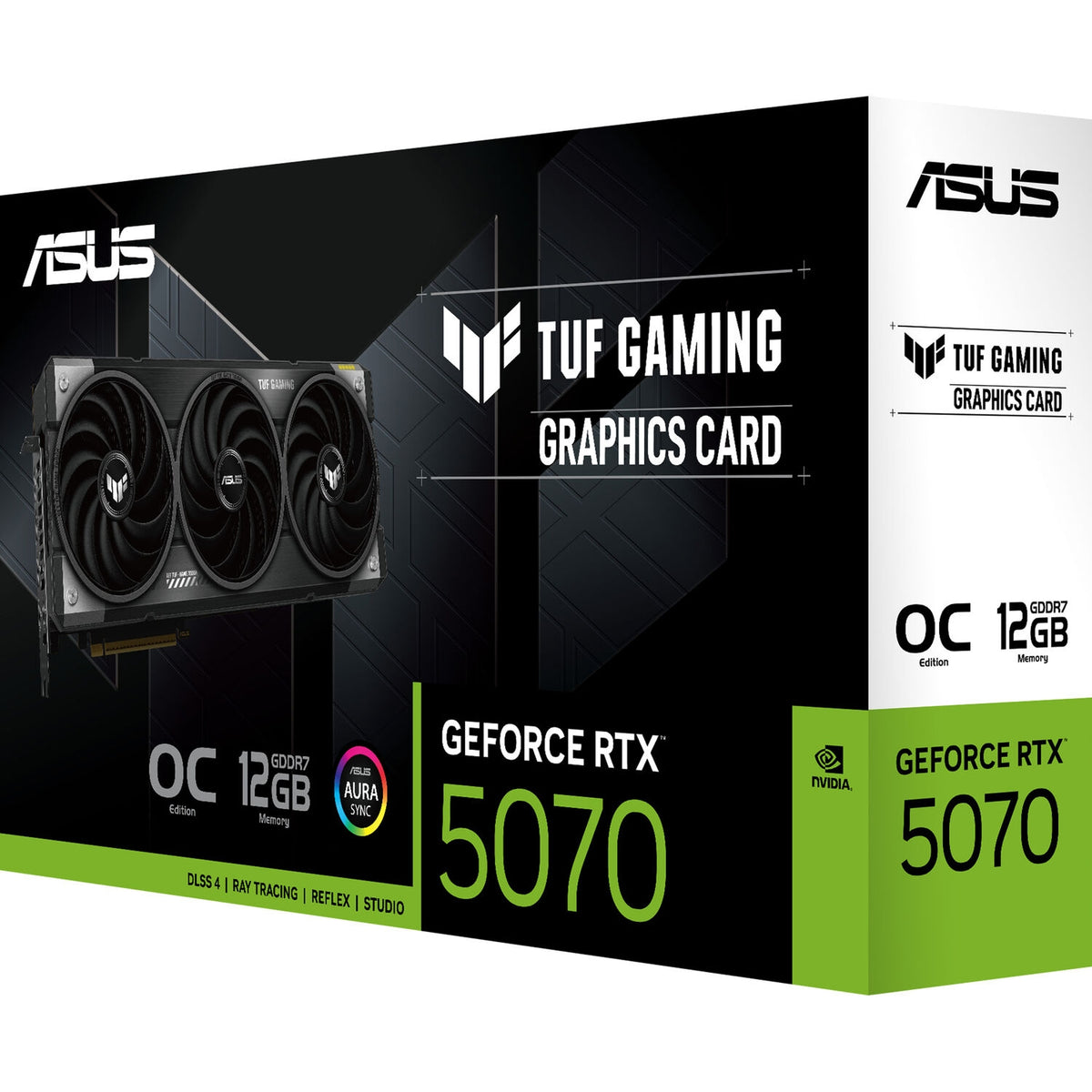 ASUS TUF Gaming GeForce RTX 5070 12GB GDDR7 OC EditionGaming Graphics Card TUF-RTX5070