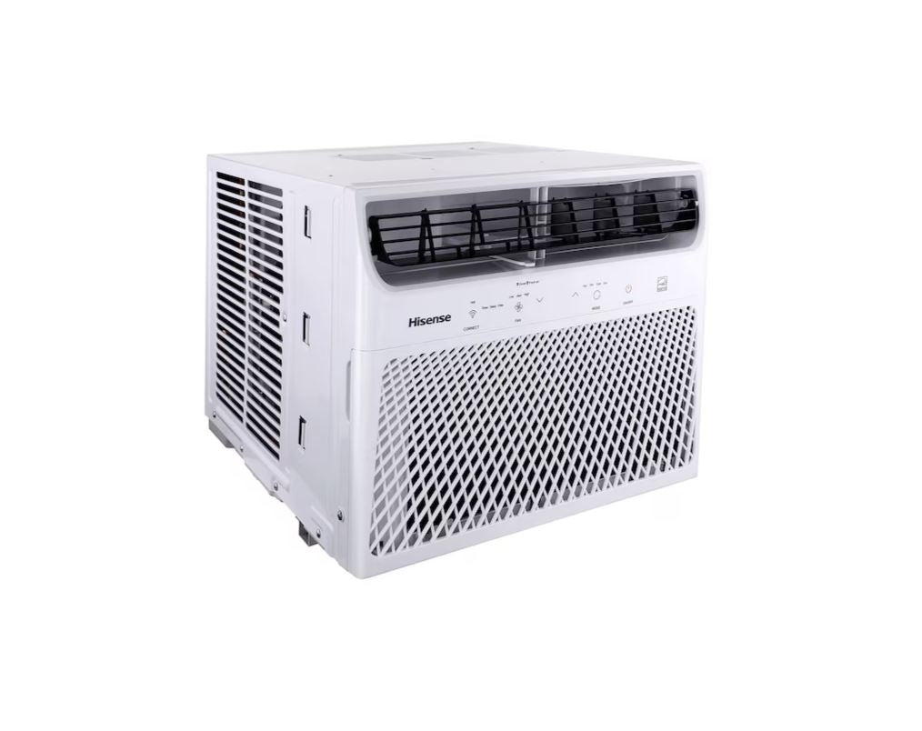 Hisense 450-sq ft Window Air Conditioner with Remote 115 Volts 10000-BTU Wi-Fi enabled AW1021CW1W