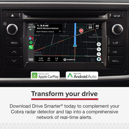 Cobra RAD 490i Laser Radar Detector with Long Range Detection 0180020-1
