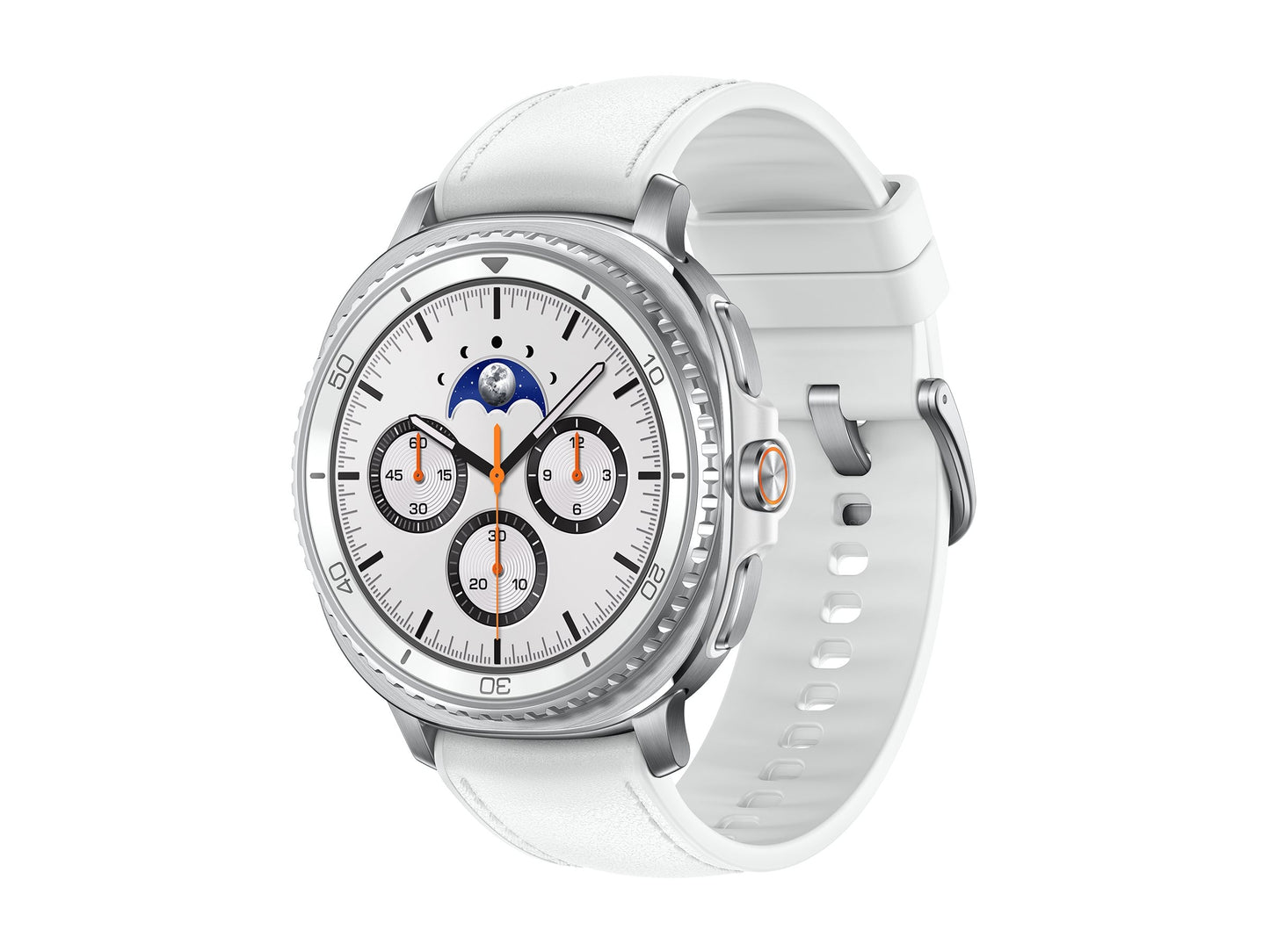 Samsung Galaxy Watch8 Classic Stainless Steel Smartwatch 46mm LTE - White - (2025) SM-L505UZWAXAA