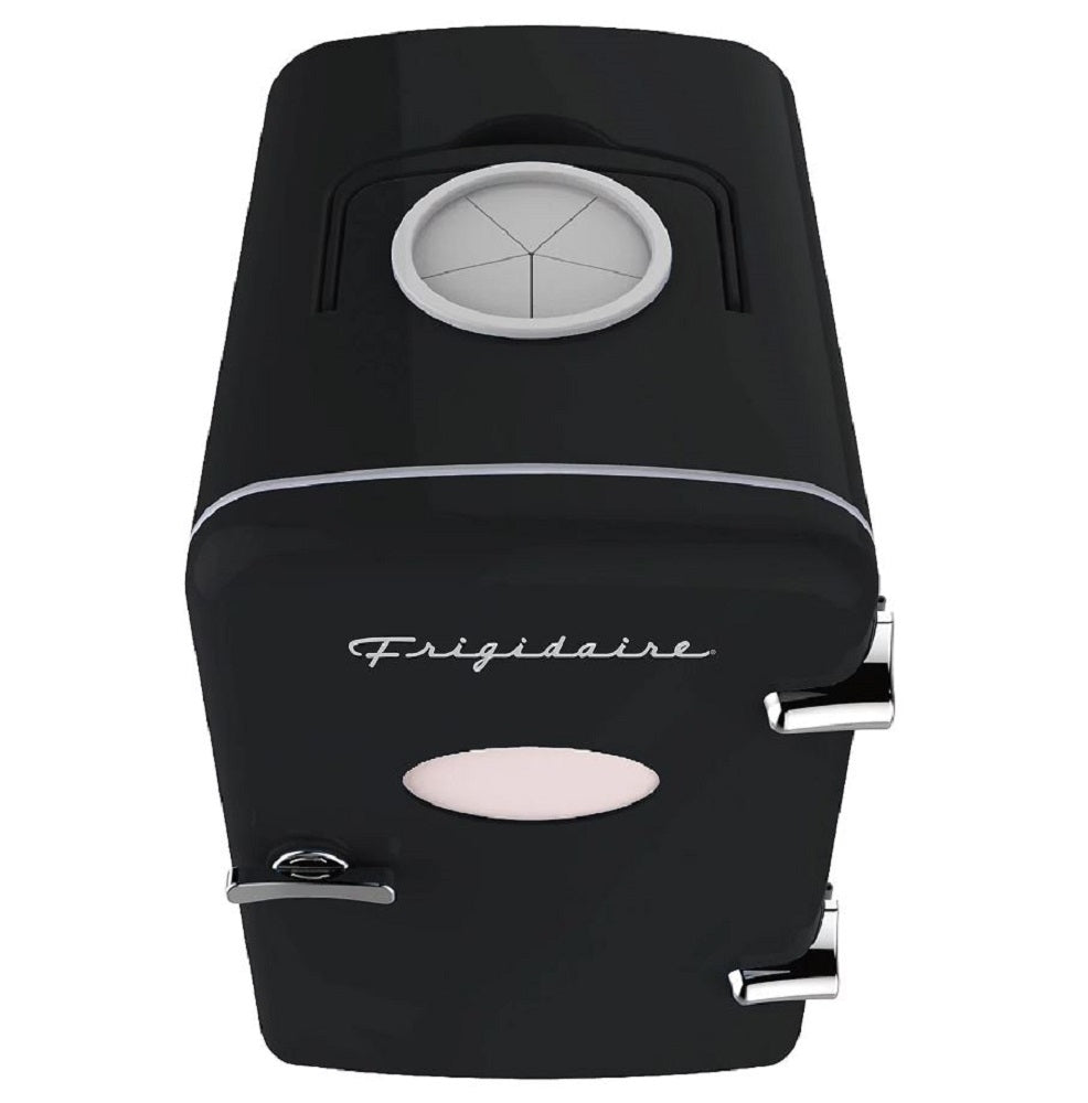 Frigidaire Retro Mini Portable Fridge Black 6-Can/4L 48-Watt EFMIS171-BLACK