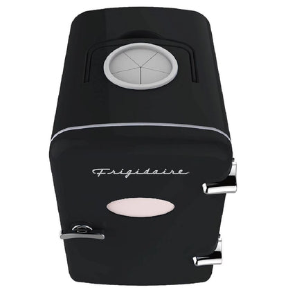 Frigidaire Retro Mini Portable Fridge Black 6-Can/4L 48-Watt EFMIS171-BLACK