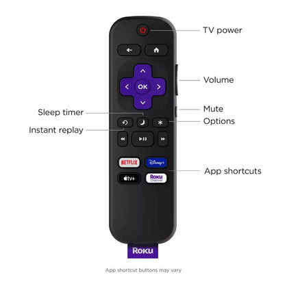 Roku 65" Select Series 4K HDR Smart Roku TV with Roku TV Remote: LED, Wi-Fi, HDMI 65R4C4