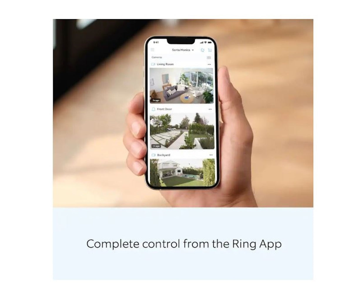 Ring Battery Doorbell Plus Smart Wi-Fi Video Doorbell Battery Operated with Head-to-Toe View Satin Nickel B09WZBPX7K