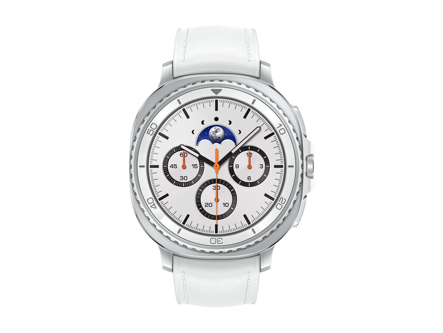 Samsung Galaxy Watch8 Classic Stainless Steel Smartwatch 46mm LTE - White - (2025) SM-L505UZWAXAA