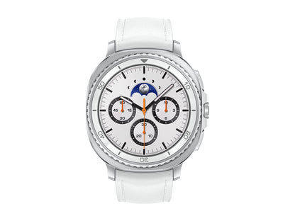 Samsung Galaxy Watch8 Classic Stainless Steel Smartwatch 46mm LTE - White - (2025) SM-L505UZWAXAA