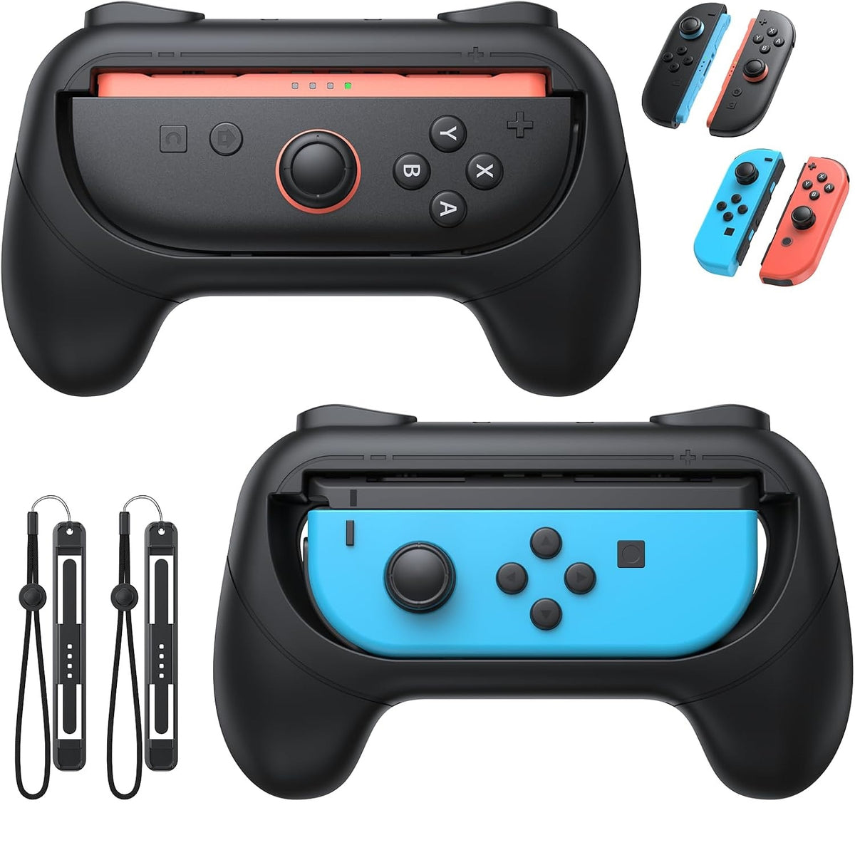 FASTSNAIL Switch Controller Grips for Nintendo Switch 2/1/OLED for Joy-Con