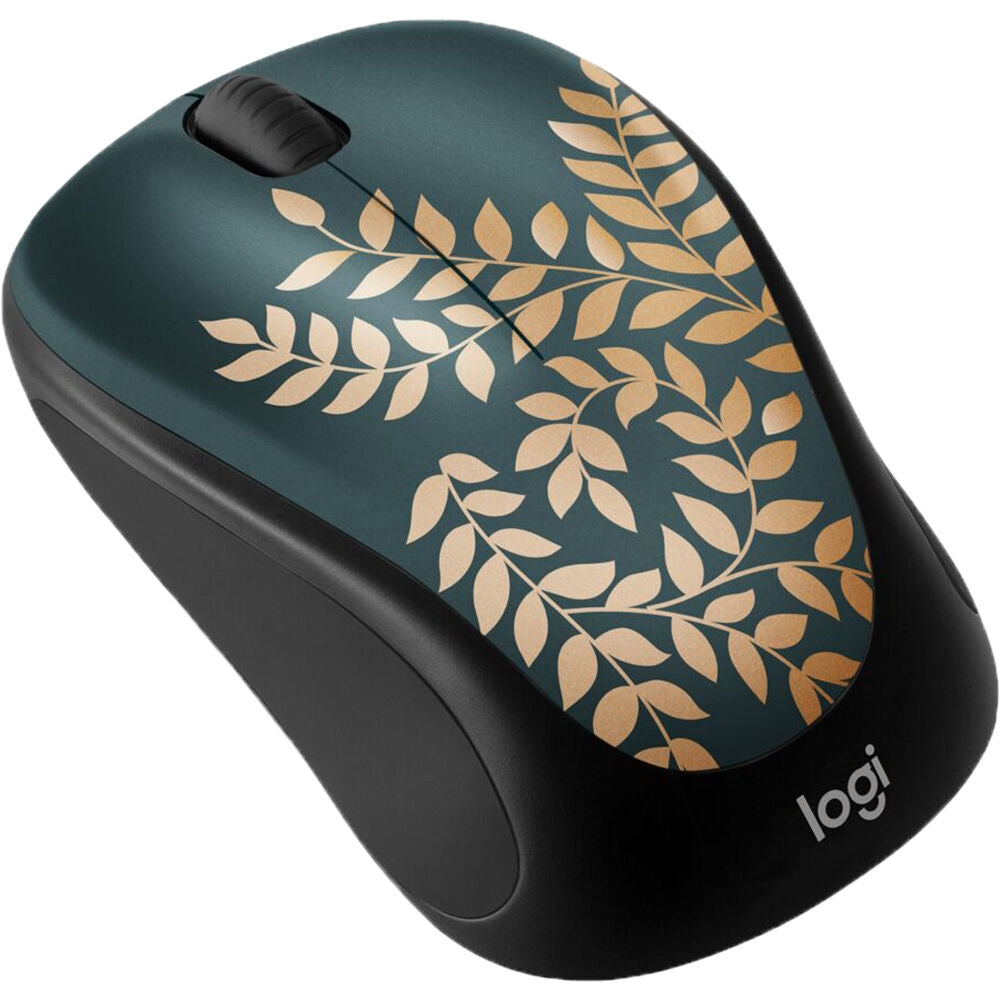 Logitech Design Collection Limited Edition Wireless Mouse Golden Garden 910-006117
