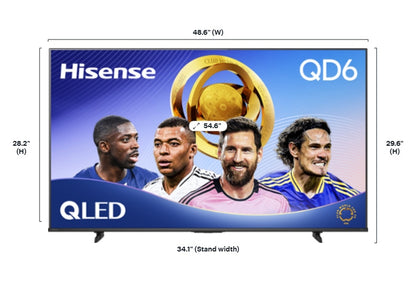 Hisense 55" Class QD6 Series QLED 4K UHD HDR Smart Fire TV (2025) 55QD6QF