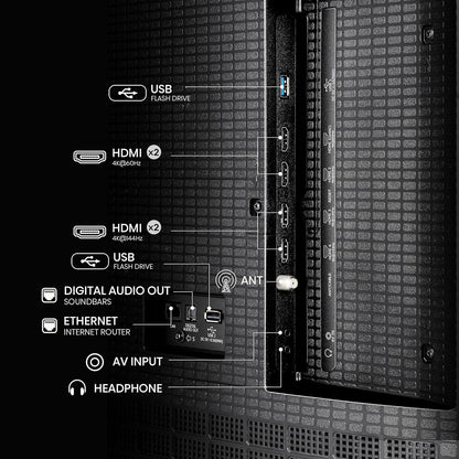 Hisense 55" Class U6 Series MiniLED QLED UHD 4K HDR Smart Fire TV (2025) 55U65QF