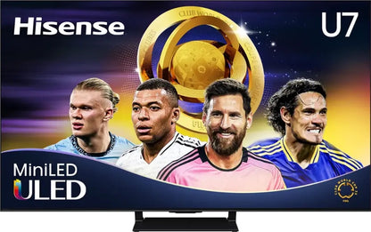 Hisense 55" Class U7 Series MiniLED QLED UHD 4K HDR Smart Google TV (2025) 55U75QG