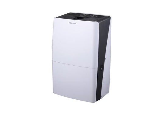 Hisense 70-Pint Capacity, for 1000 sq. ft., 2-Speed HiSmart Dehumidifier, Removable, washable air filter, up to 1000 sq ft - DH7019KP1WG
