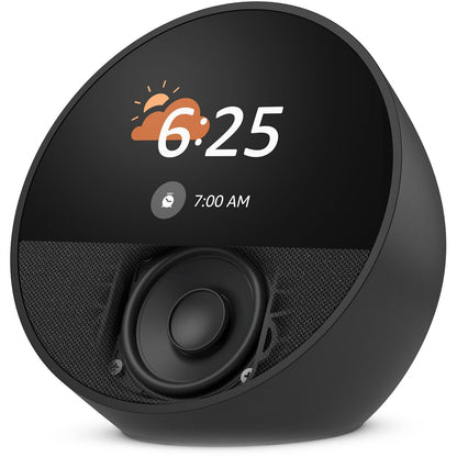 Amazon Echo Spot Smart Alarm Clock, 2024 Edition, Black B0BFC7WQ6R