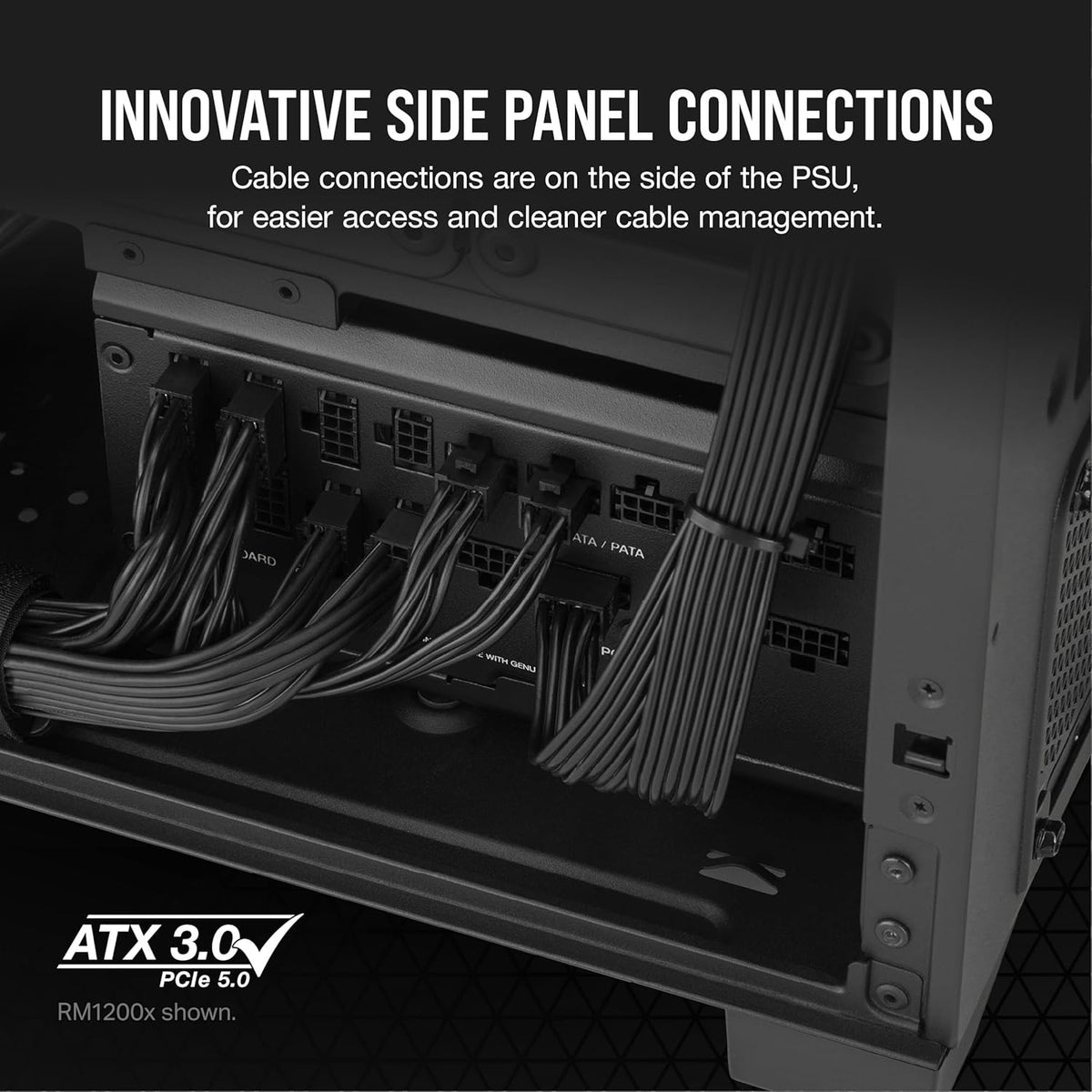 Corsair RMx SHIFT Series RM1000x 1000 Watt 80 PLUS Gold Fully Modular ATX Power Supply CP-9020253-NA