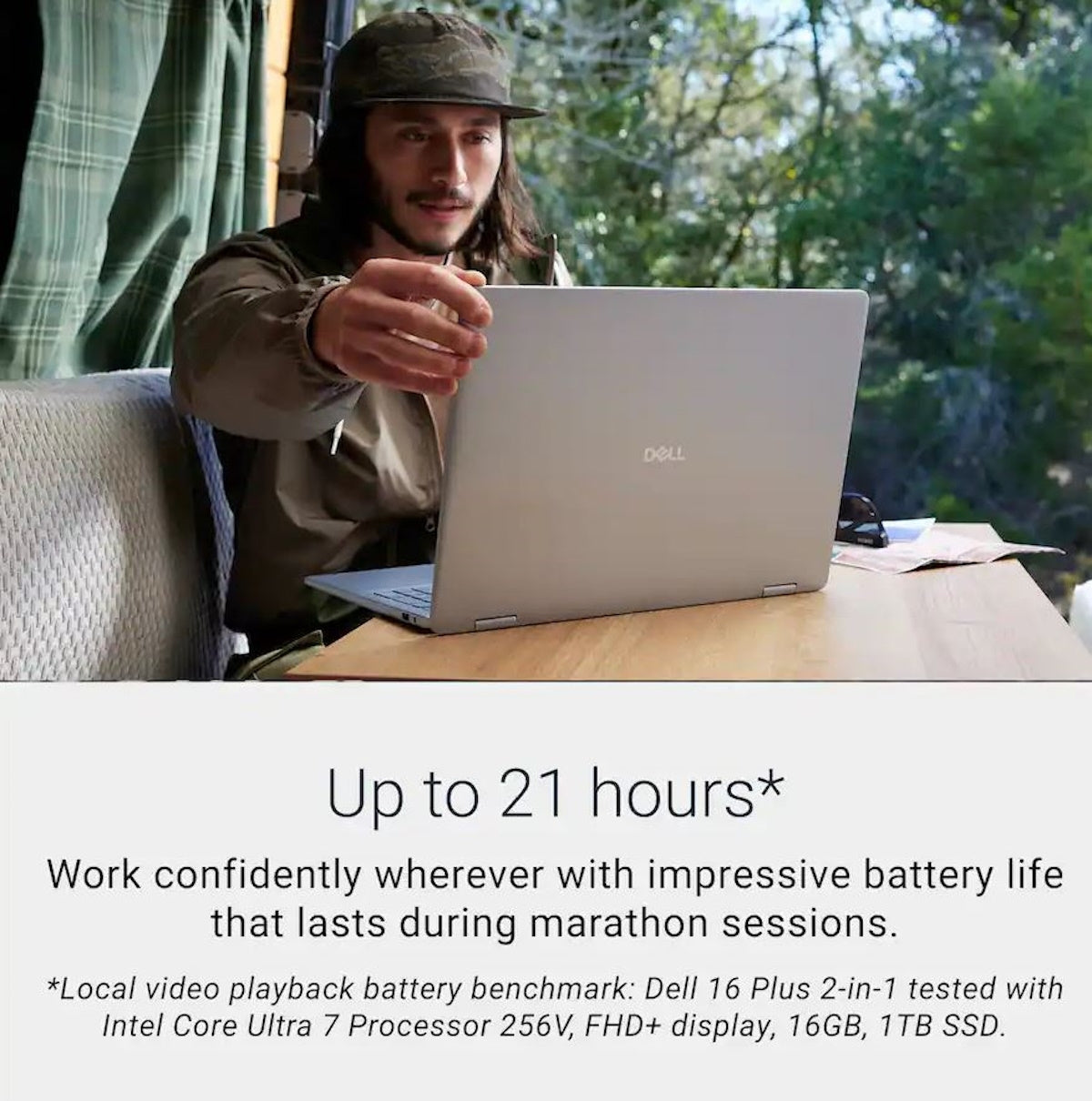 Dell Plus 16" 2K 2-in-1 Touchscreen Laptop Intel Core Ultra 7 256V 16GB 1TB Blue