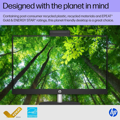 HP 23.8" Touch All-in-One Desktop PC AMD Ryzen 5 7520U, 16GB 1TB SSD B88DDAA#ABA