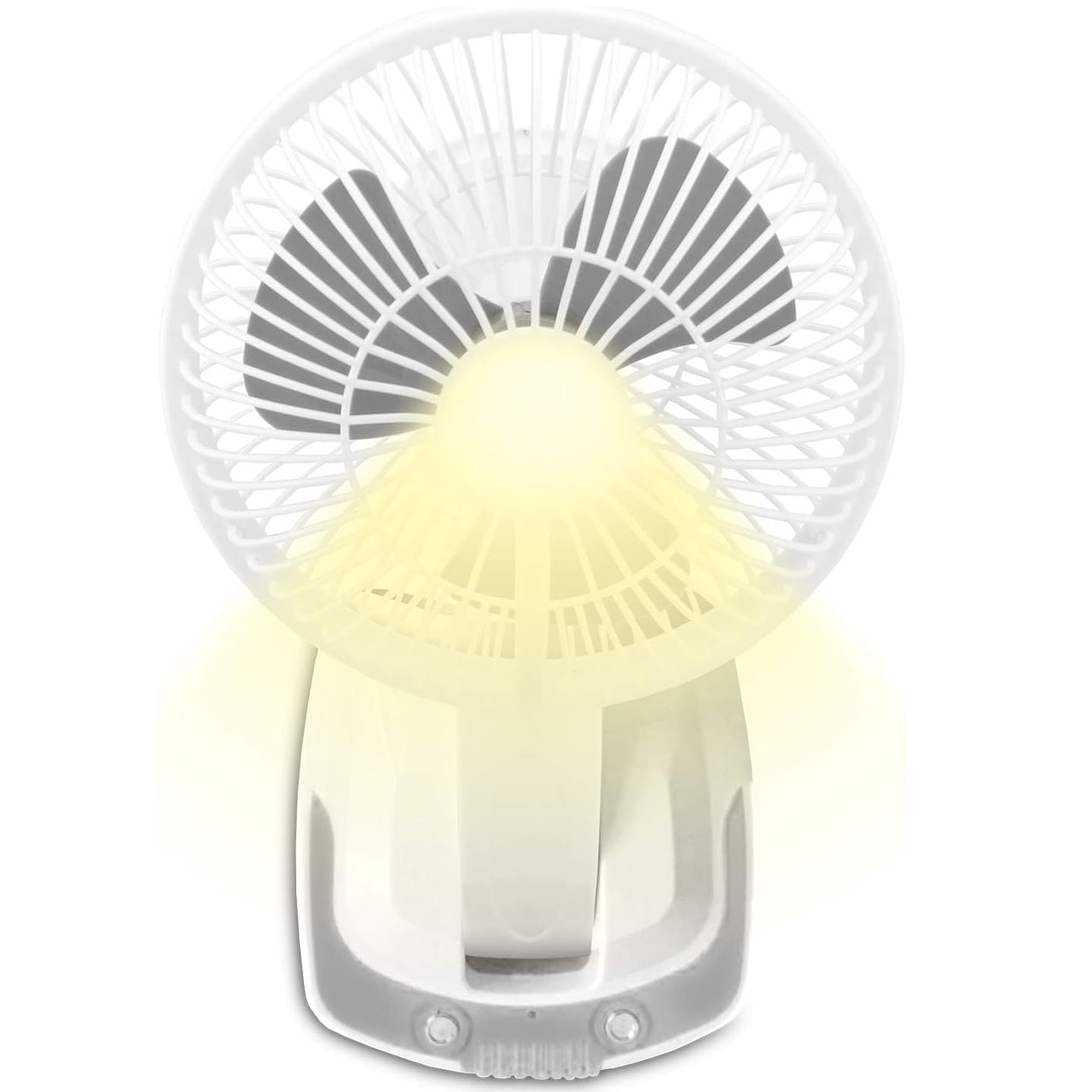 Technical Pro OF6W Rechargeable Desk/Wall Fan with LED Work Lamp and Powerbank