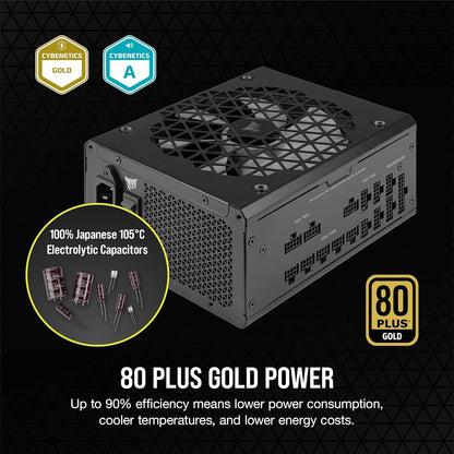 Corsair RMx SHIFT Series RM1000x 1000 Watt 80 PLUS Gold Fully Modular ATX Power Supply CP-9020253-NA