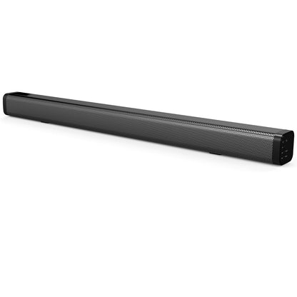 Supersonic Bluetooth 2.0-Channel 30" Low-Profile Sound Bar with Remote SC-1420SB Black