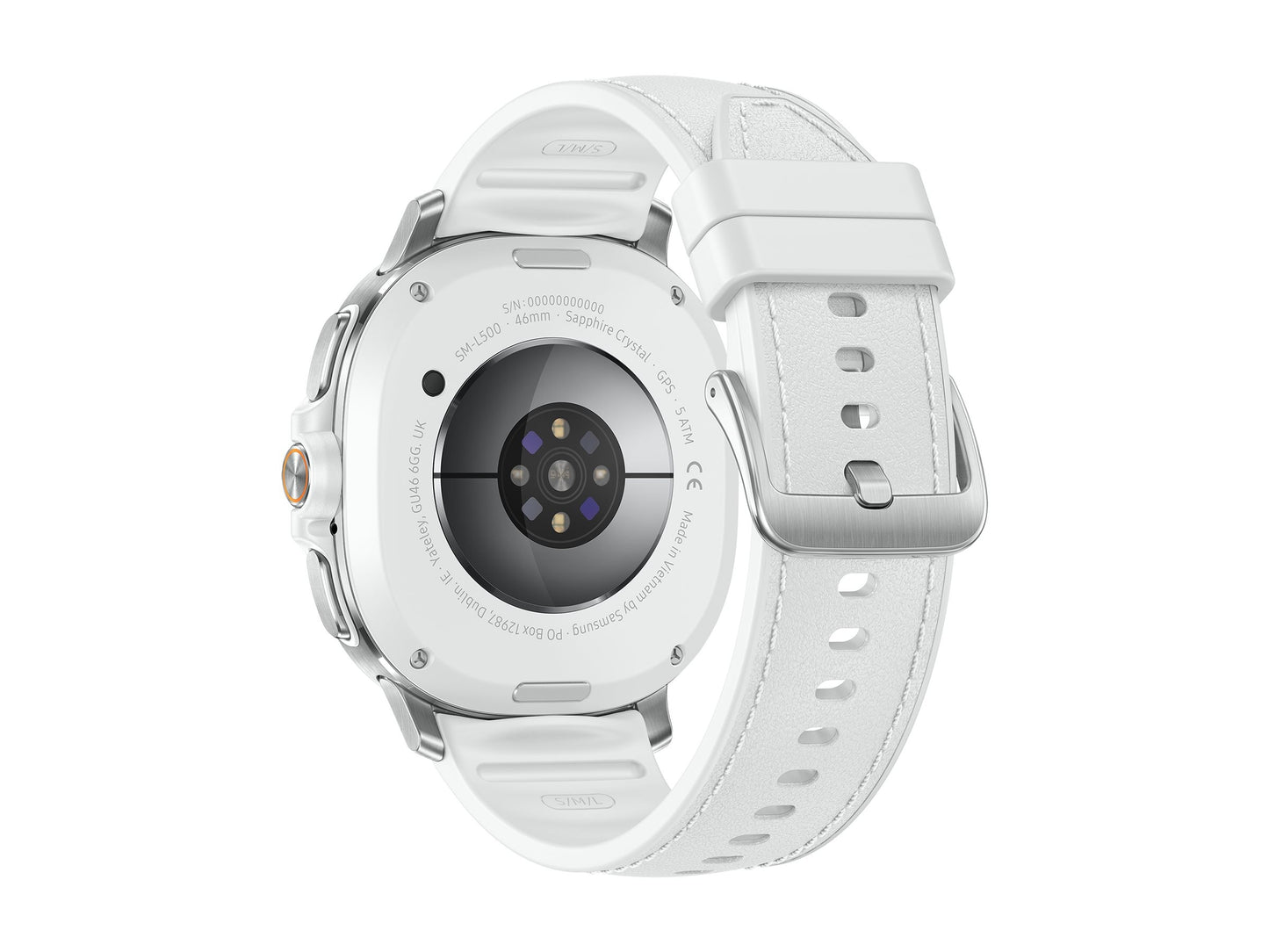 Samsung Galaxy Watch8 Classic Stainless Steel Smartwatch 46mm LTE - White - (2025) SM-L505UZWAXAA