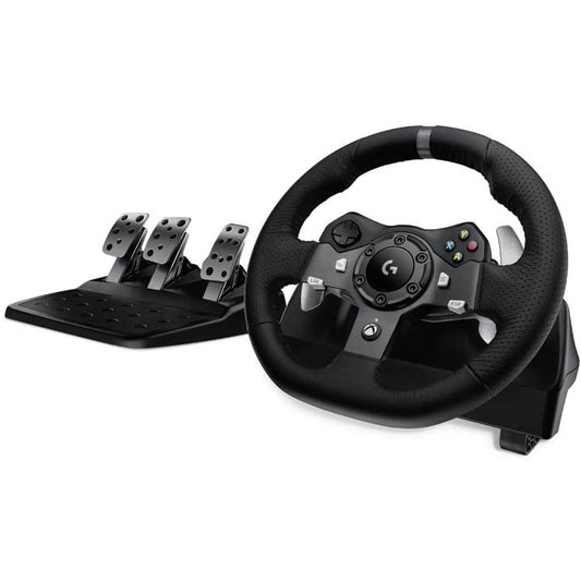Logitech - G920 Driving Force Racing Wheel and Pedals for Xbox Series X|S, Xbox One, Windows & Mac - Black 941-000121