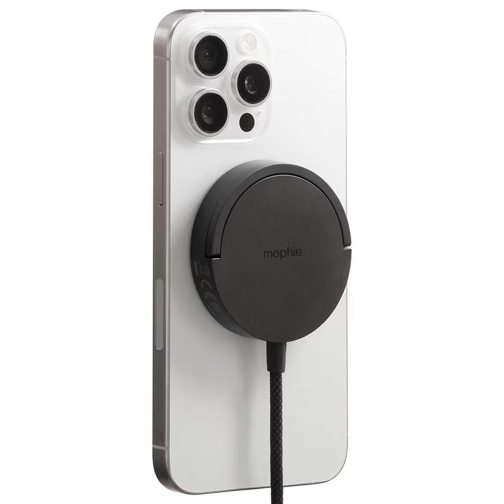 Mophie Qi2 Magnetic Wireless Charger with Kickstand, 15W Fast Charge